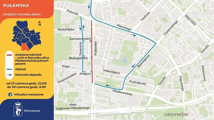 Wakacyjne Remonty Dróg Warszawa